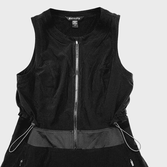 Athleta Venture Out Dress built in shorts Black Size 4 - Picture 11 of 11